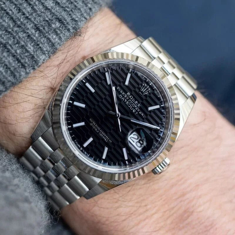 Montre Datejust Fluted Motif Noir