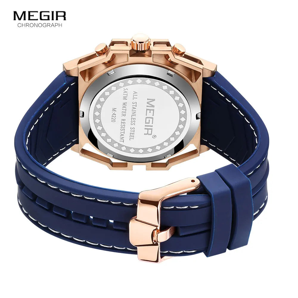 MEGIR MN4220G Watch Men Watches Fashion Waterproof Chronograph