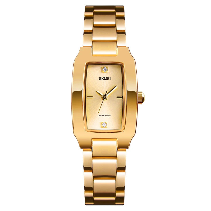 SKMEI 1400 Gold Luxury Quartz Waterproof