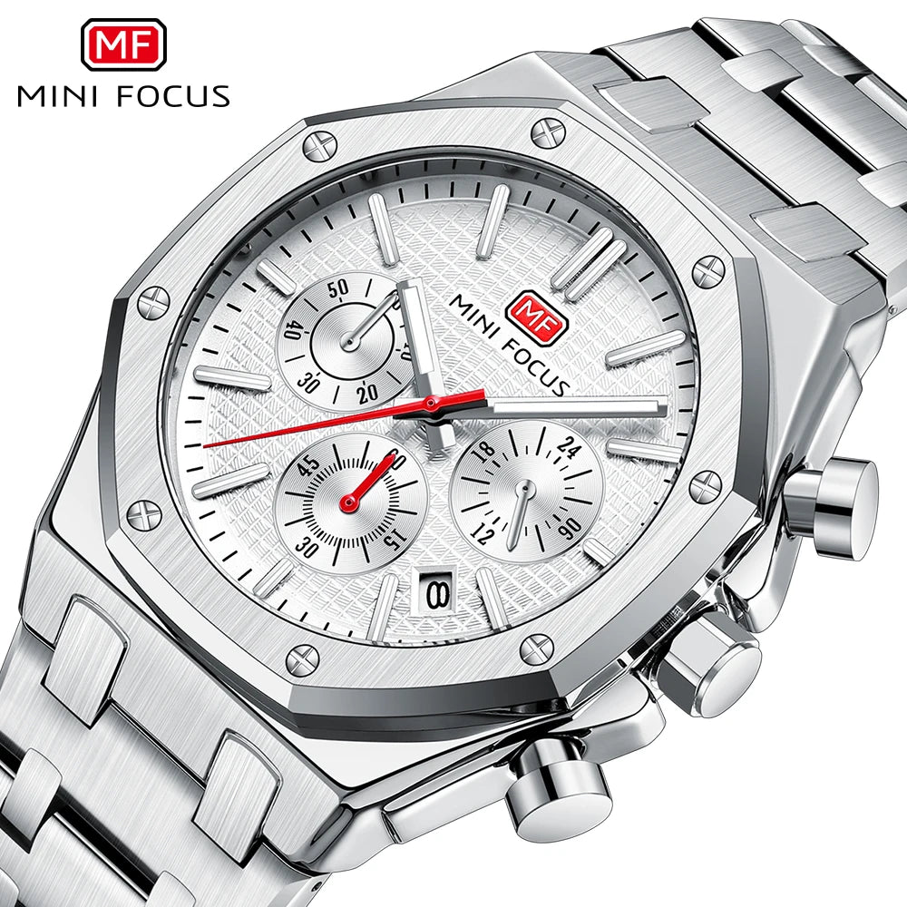 MINI FOCUS 0609G Top Brand Luxury Fashion Quartz Watch for Men