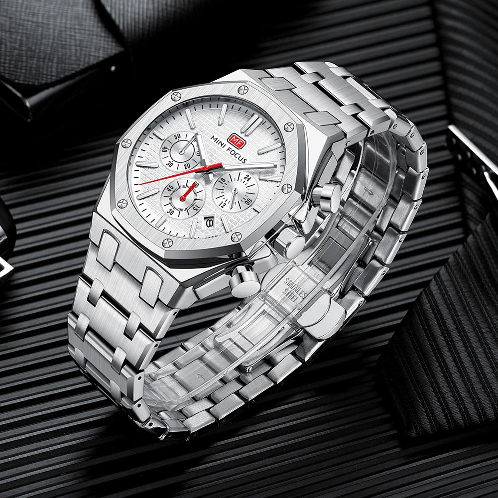 MINI FOCUS 0609G Top Brand Luxury Fashion Quartz Watch for Men