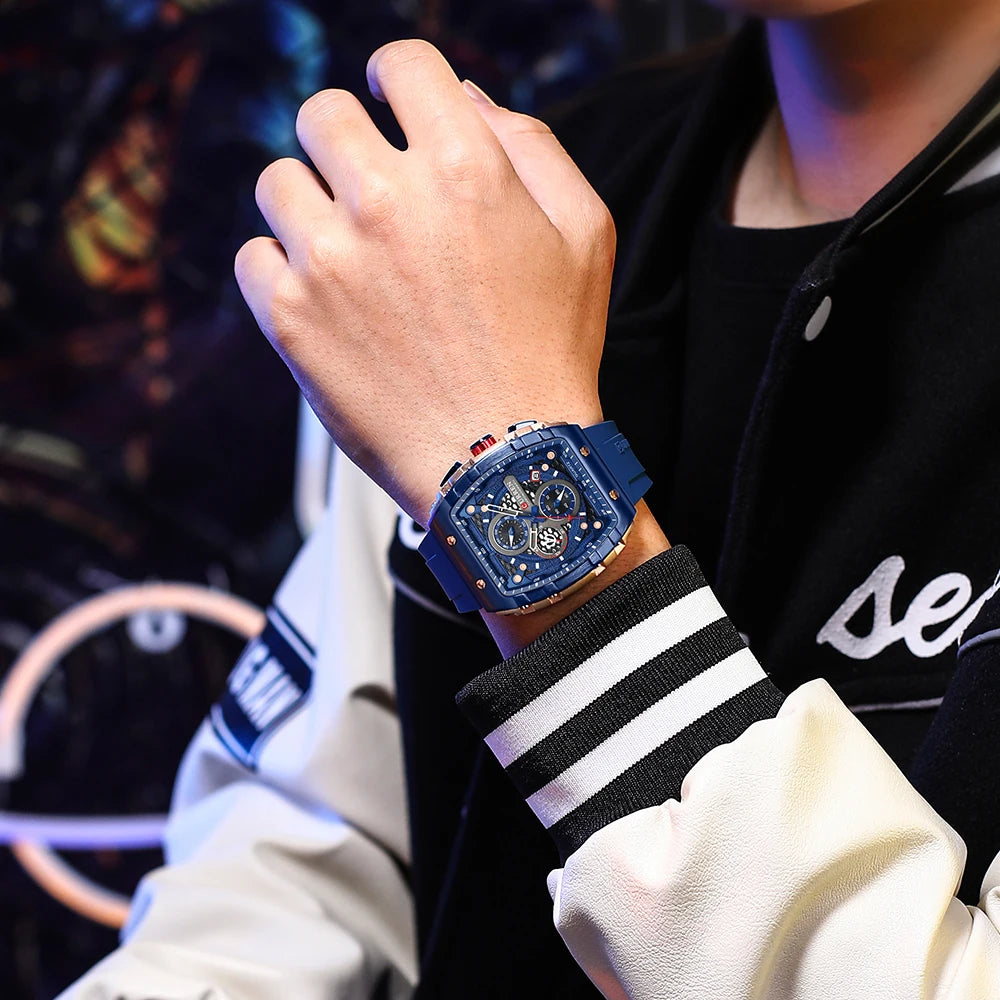 CURREN 8442 Sports Unique Watches  Quartz Silicone