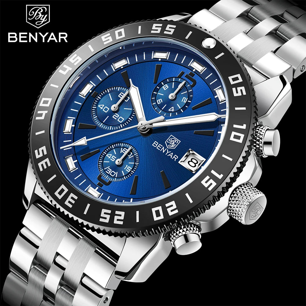 BENYAR BY-5198 Watch for Men Sports Fashion Waterproof