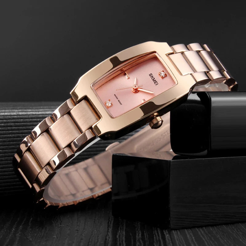 SKMEI 1400 Silver Luxury Quartz Waterproof