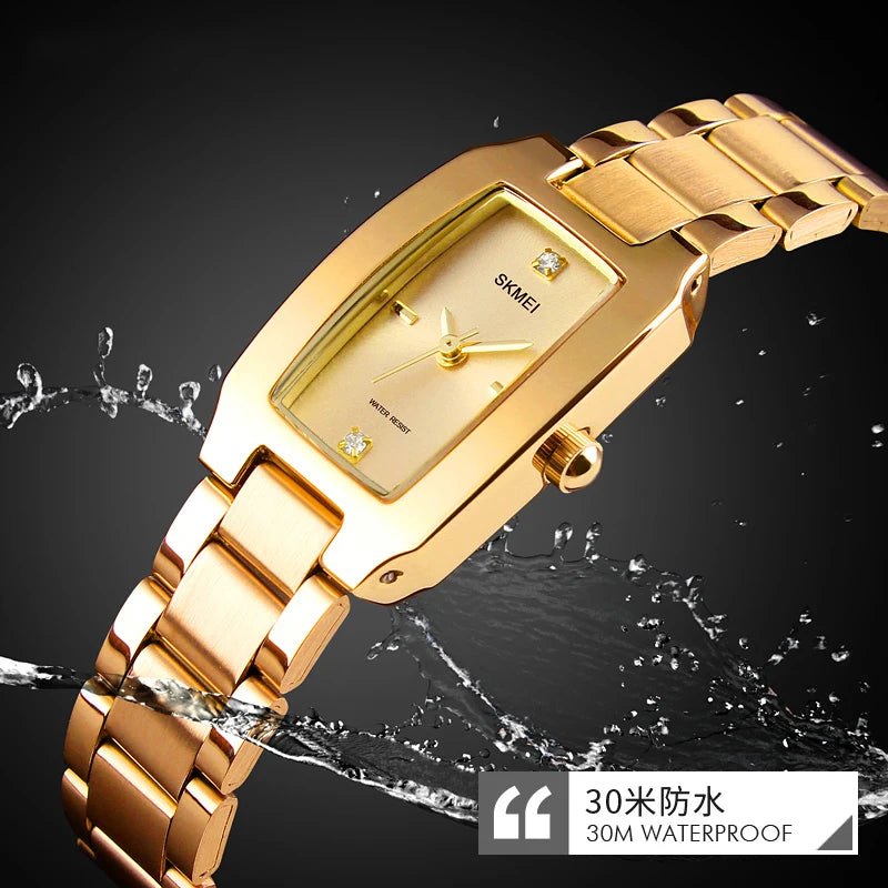 SKMEI 1400 Silver Luxury Quartz Waterproof