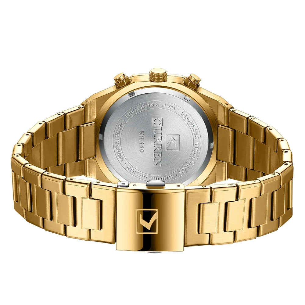 CURREN 8440 Top Brand New Watch Men High Quality Chronograph Waterproof