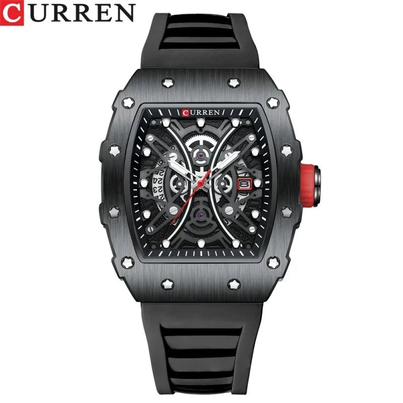CURREN 8438 Luxury Silicone