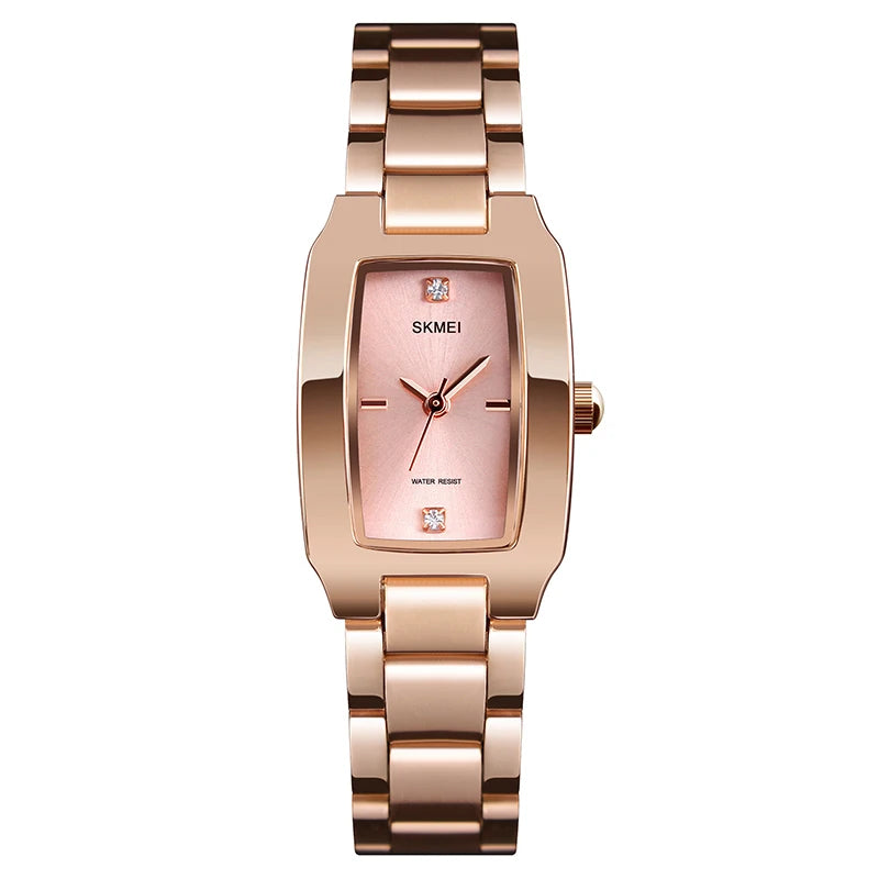 SKMEI 1400 Rose Gold Luxury Quartz Waterproof
