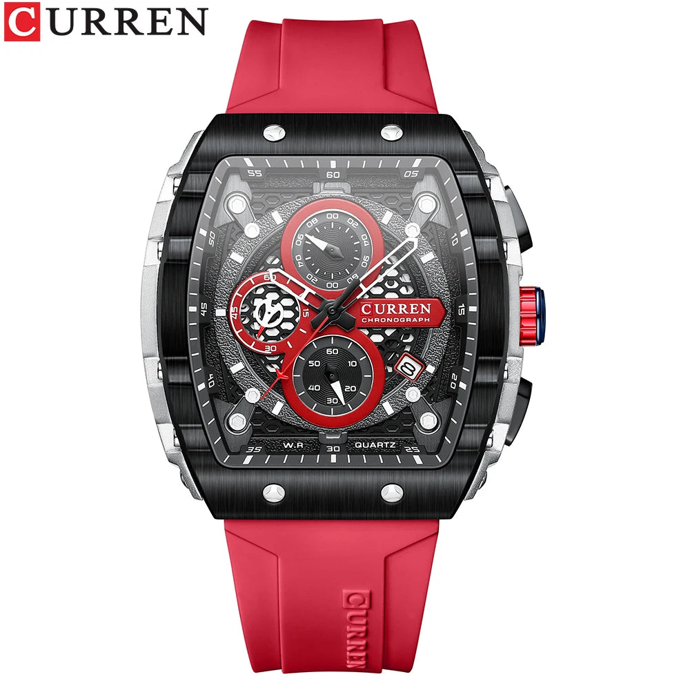 Curren 8442 Men Watch Date  Chronograph Luxury