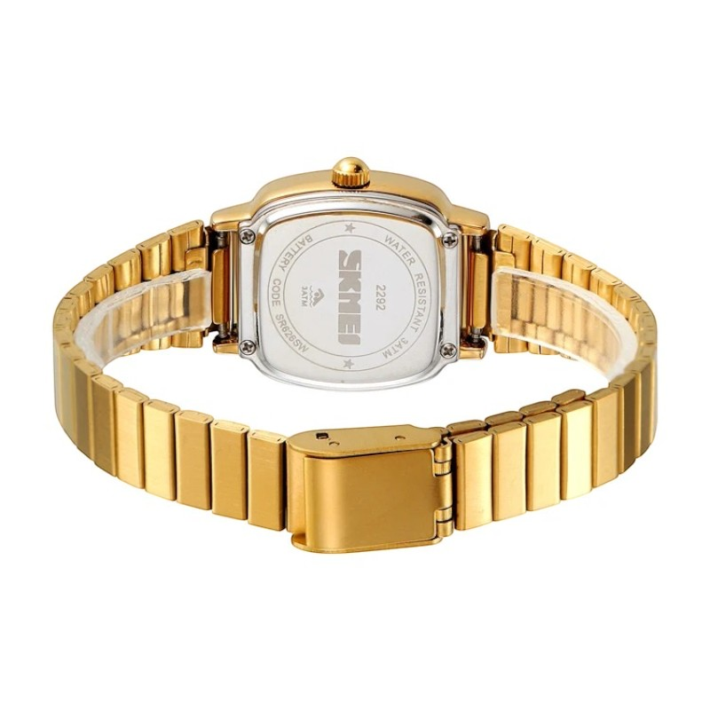 SKMEI 2292 Women's Minimalist Square Watch Silver