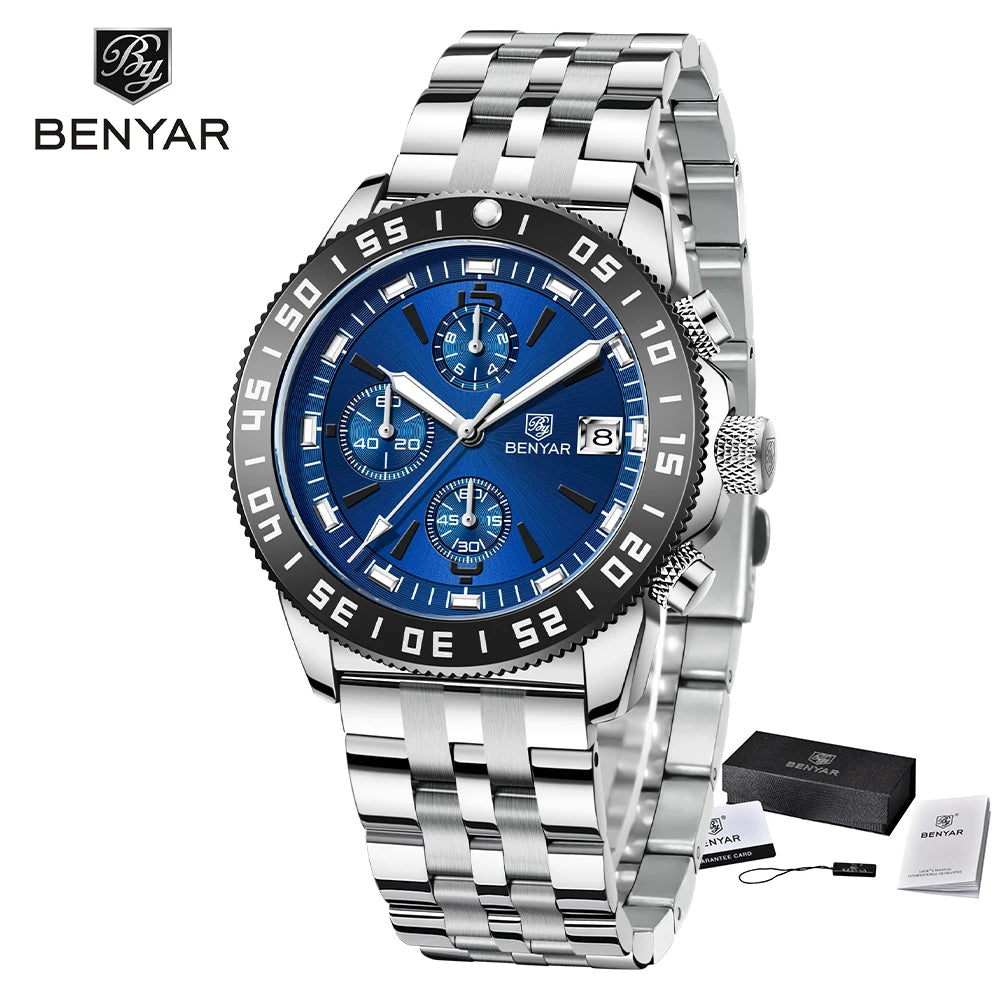 BENYAR BY-5198 Watch for Men Sports Fashion Waterproof