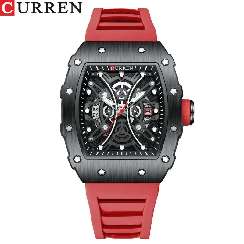 CURREN 8438 Luxury Silicone