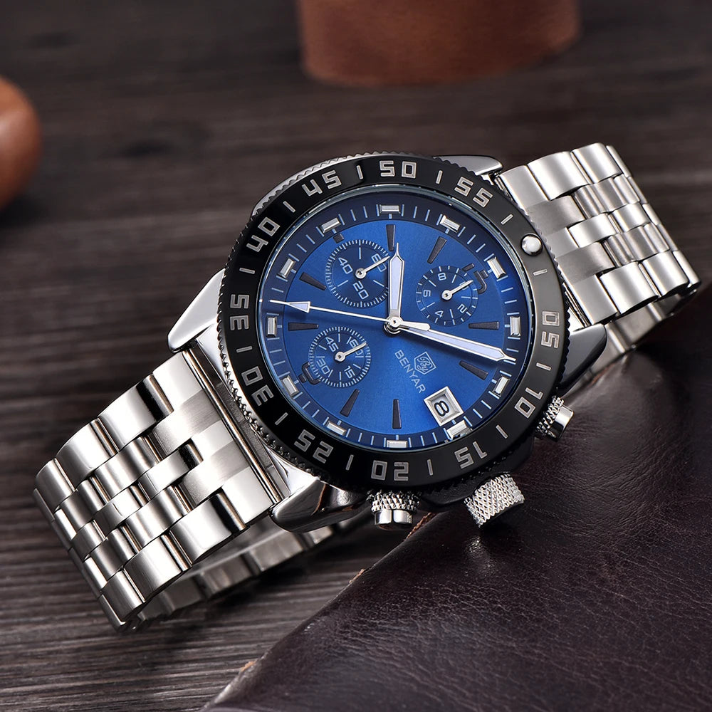 BENYAR BY-5198 Watch for Men Sports Fashion Waterproof