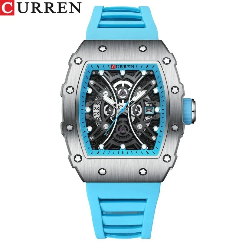 CURREN 8438 Luxury Silicone