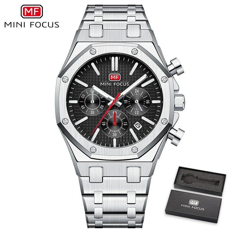 MINI FOCUS 0609G Top Brand Luxury Fashion Quartz Watch for Men