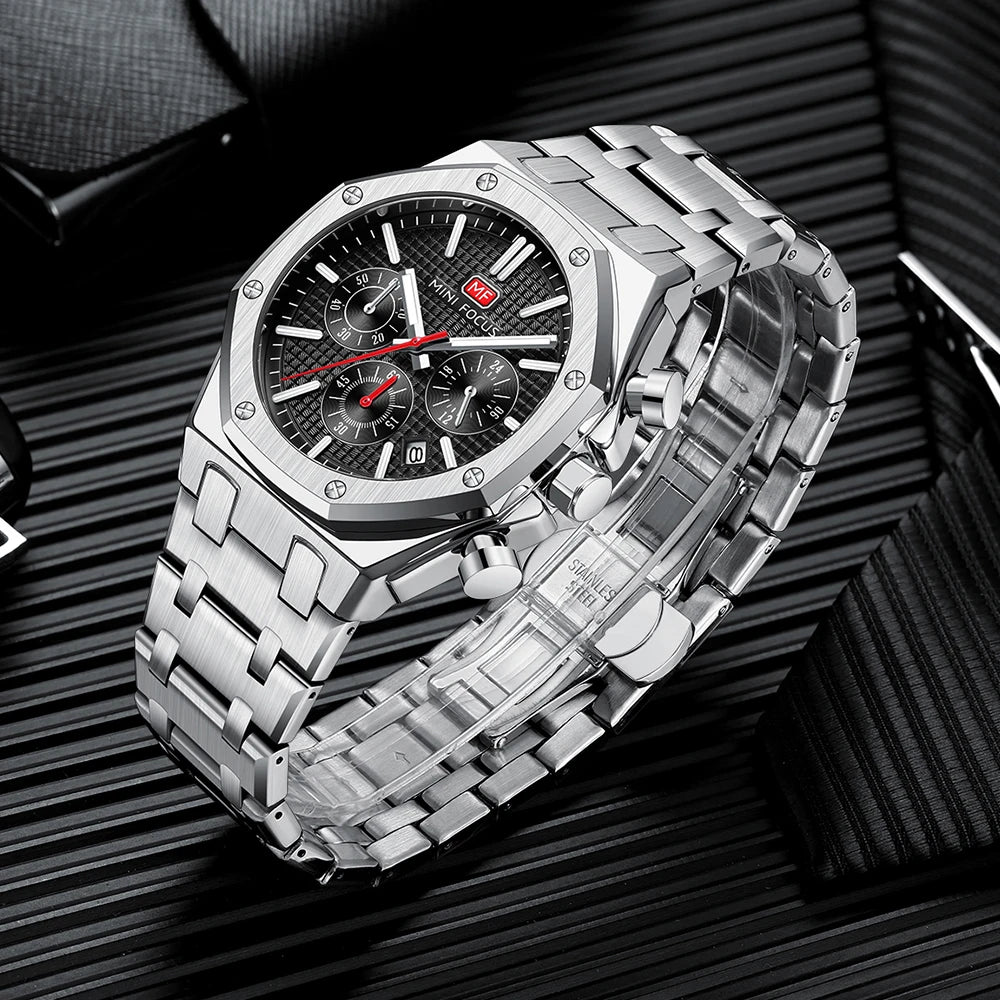 MINI FOCUS 0609G Top Brand Luxury Fashion Quartz Watch for Men