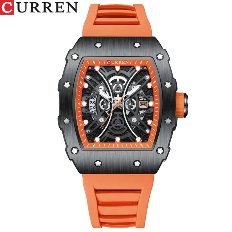 CURREN 8438 Luxury Silicone
