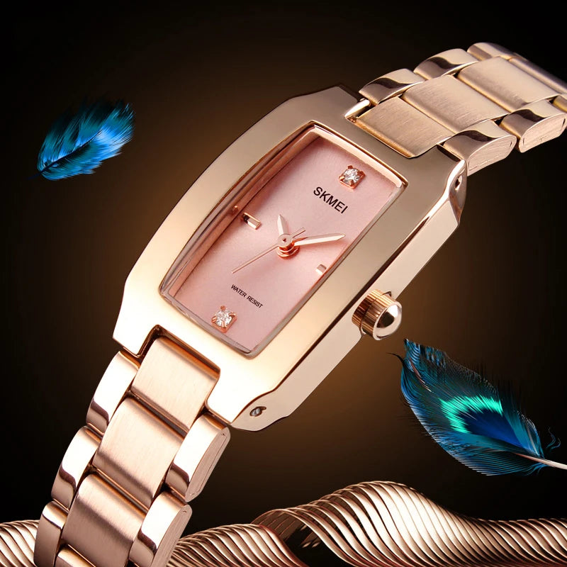 SKMEI 1400 Silver Luxury Quartz Waterproof