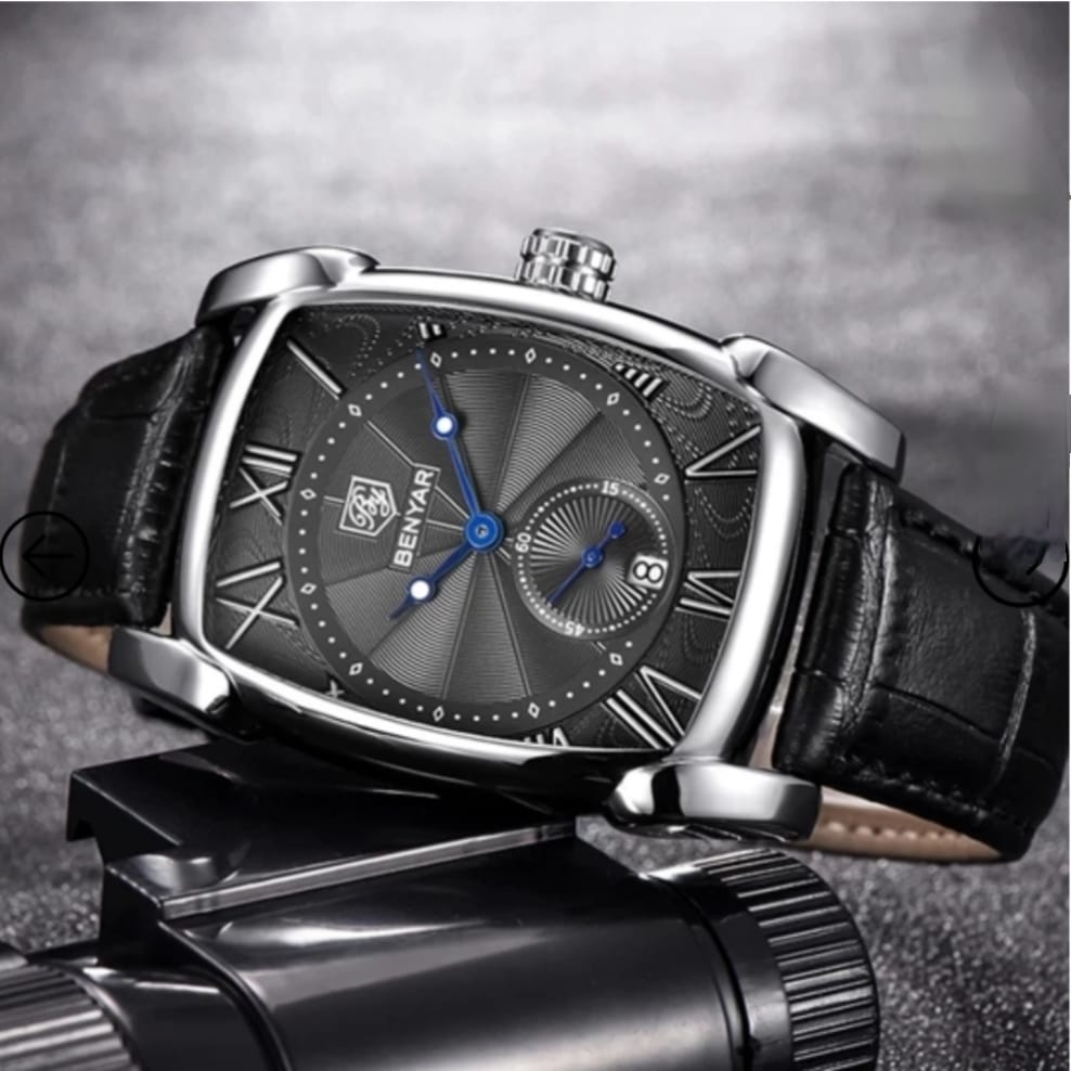 BENYAR BY5114 Watches Men Luxury Leather  Waterproof