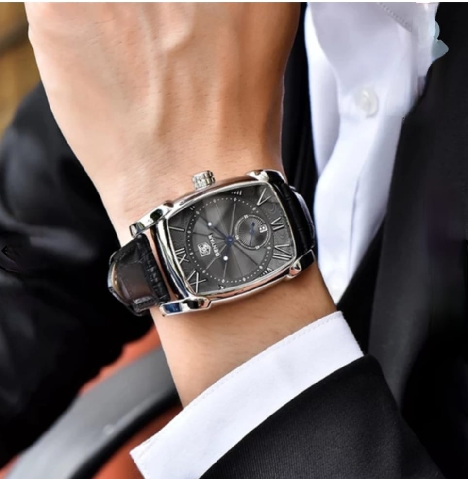 BENYAR BY5114 Watches Men Luxury Leather  Waterproof