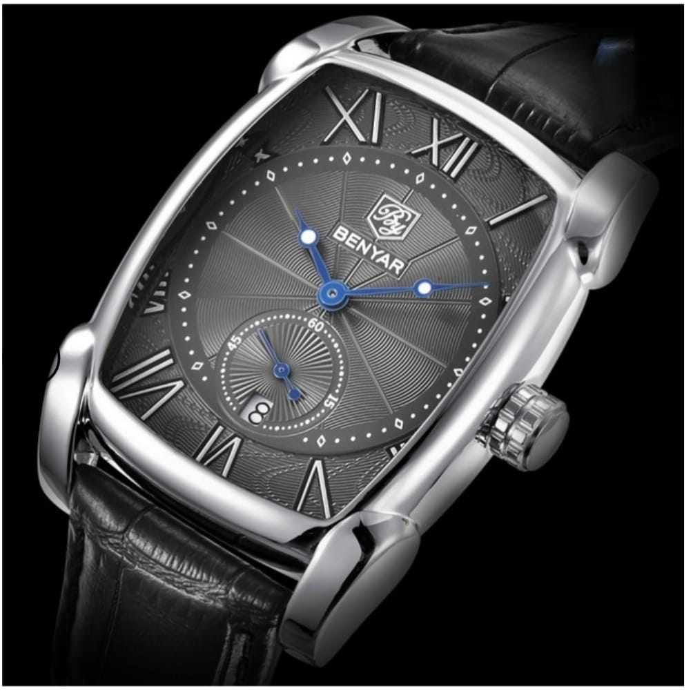 BENYAR BY5114 Watches Men Luxury Leather  Waterproof